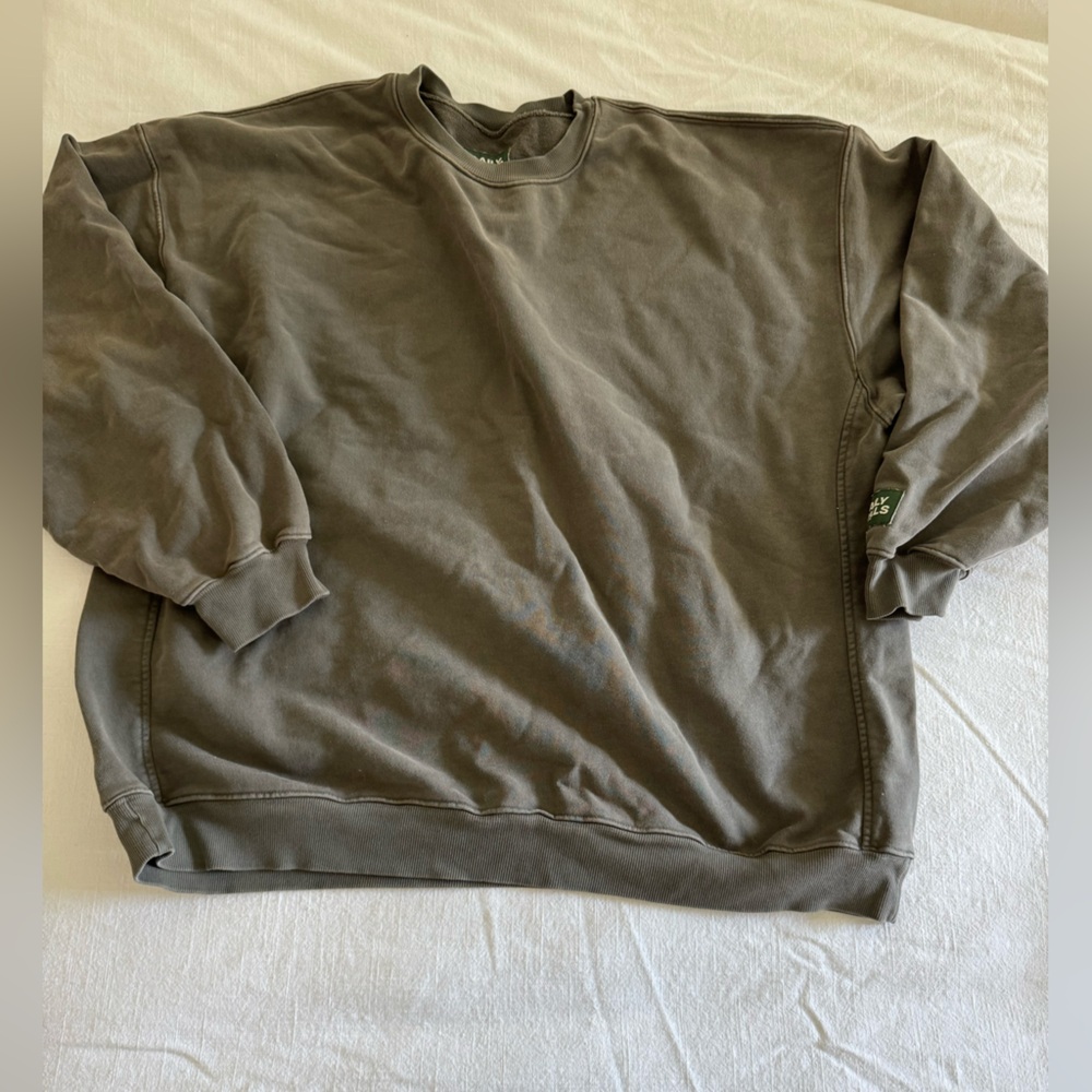 Daily Drills Oversized Crewneck in Teddy!
